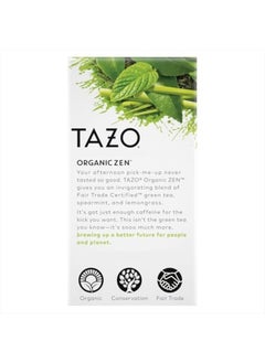 TAZO Organic Zen Green Tea, 16 Total Tea Bags  - Image 3