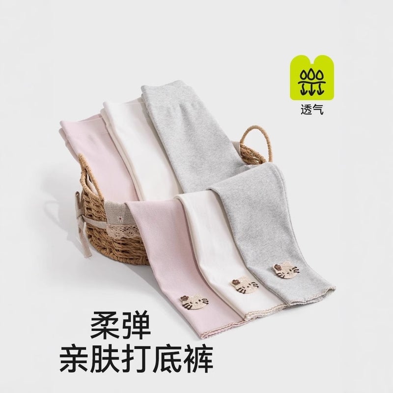 Girls Leggings New Girls Baby Pants New Outer Wear Children'S Cropped Pants - Image 3