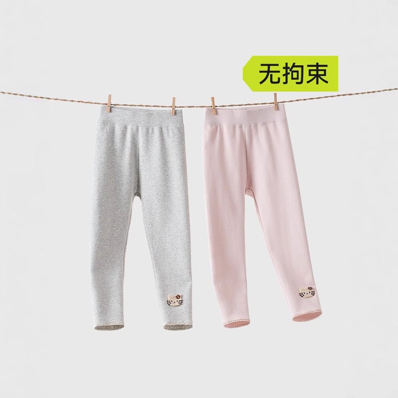 Girls Leggings New Girls Baby Pants New Outer Wear Children'S Cropped Pants - Image 2