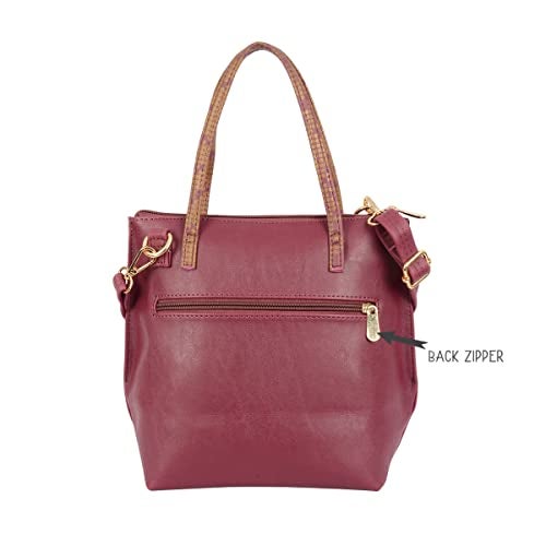 Baggit GG Women's Tote Handbag - Small (Red) - Image 4