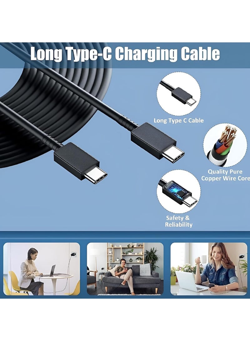Lynacz Original Original 45W Type C to C 1M Fast Charging USB C Cable High-Speed & Data Transfer Compatible with Samsung S25/S25+/S24/S24+/S23/S23+/S22/5G/Ultra/Plus/Fe/Edge/S- Type-C Cord, Black - Image 5