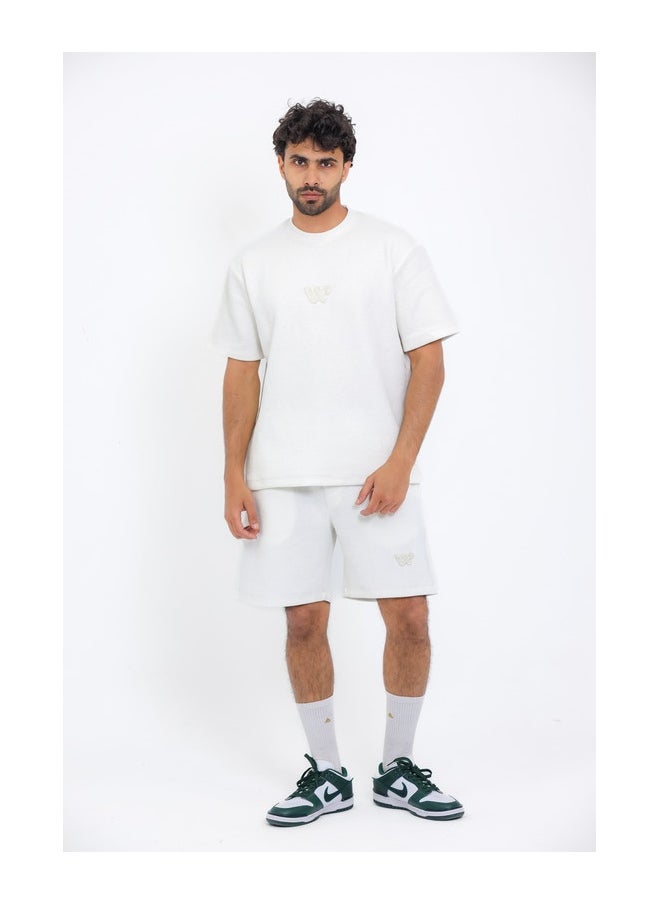 WHITE RABBIT Printed White Cotton Men Pajama  - Image 2