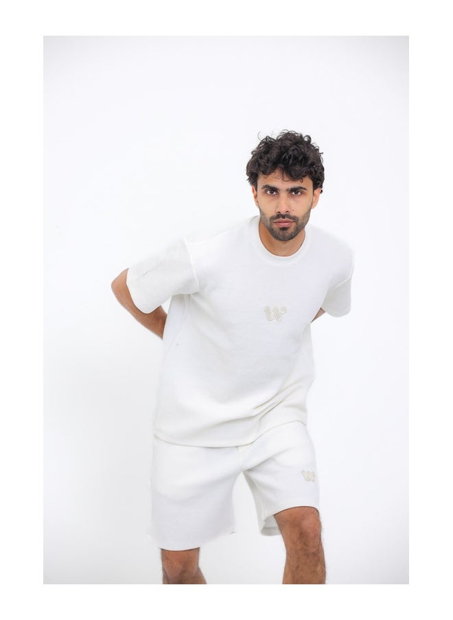 WHITE RABBIT Printed White Cotton Men Pajama  - Image 3