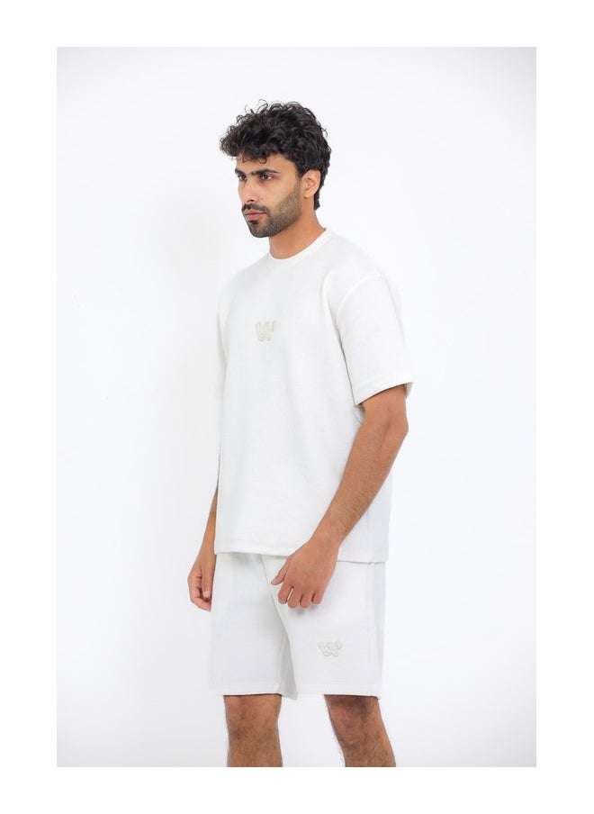 WHITE RABBIT Printed White Cotton Men Pajama  - Image 4