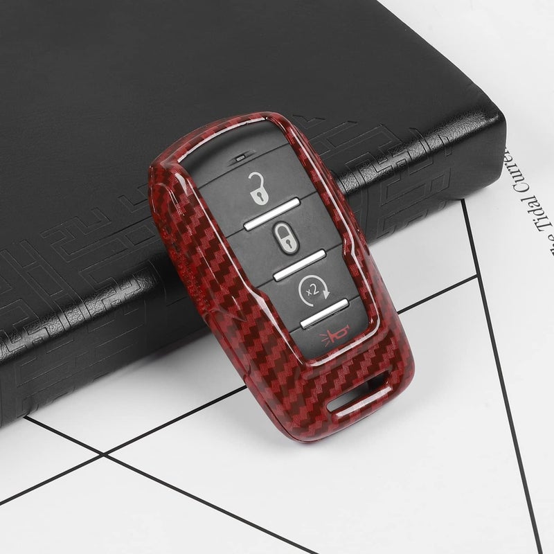 RAZPOY Key Fob Cover Compatible with for 2018-2023 Dodge RAM 1500 2500 3500 - Image 2