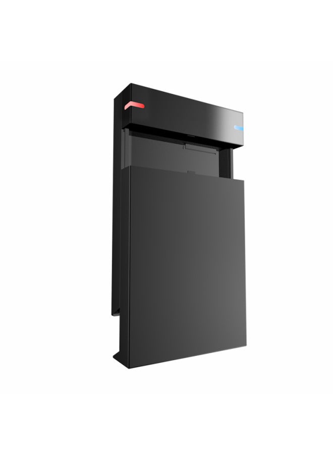 صندوق محرك أقراص صلبة خارجي محمول مقاس 3.5 بوصة مزود بمنفذ USB3.0 عالي السرعة بدون أدوات - اللون: U35K30 أسود مزود طاقة أمريكي - Image 3