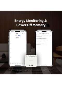 Aqara Aqara Dual Relay Module T2 with Matter Requires Aqara Zigbee 3.0 HUB Dry Contact Mode for Garage Doors and Boilers  - Image 5