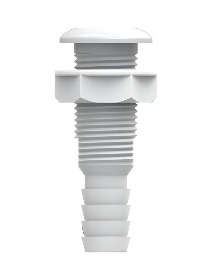 SEAFLO 3/4”, White (1-Pack) Thru Hulls Fitting Thru-Hull with Check Valve, Polypropylene + Glass-Filled Nylon, 4-Year Warranty - Image 5