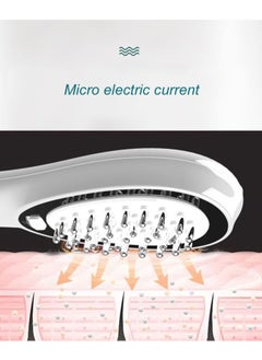 KASTWAVE Electric hair growth comb, Scalp Oil Applicator Electric Scalp Applicator Comb Scalp Massage Hair Growth Portable Handheld Vibrating Massager Comb for Head Stress Relax Daily Hair Care  - Image 3