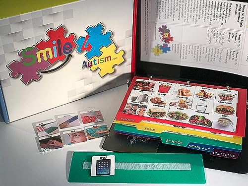 Smile4Autism Visual Communication Book162 ASD Photo Picture Cards Autism Language Vocabulary Speech Articulation Therapy ADHD Apraxia Learning - Image 1