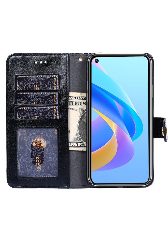 S-TOP Case For OPPO Reno8 5G Zipper Bag PU + TPU Horizontal Flip Leather Phone Case - Image 4
