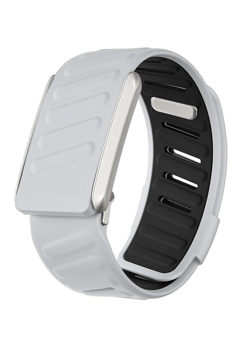 Comfort Durable Silicone Wristband Compatible with WHOOP 4.0 Band, Soft Silicone Sports Loop Strap for Men & Women, with U Shapped Connector  - Image 1