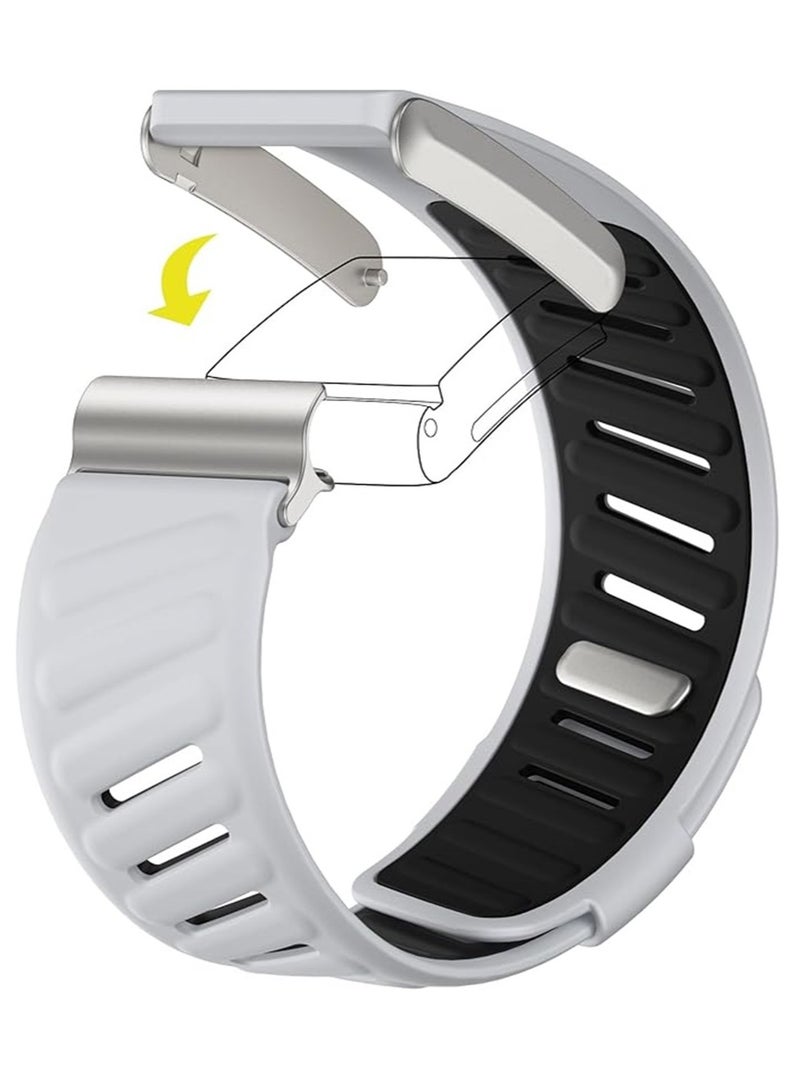 Comfort Durable Silicone Wristband Compatible with WHOOP 4.0 Band, Soft Silicone Sports Loop Strap for Men & Women, with U Shapped Connector  - Image 3