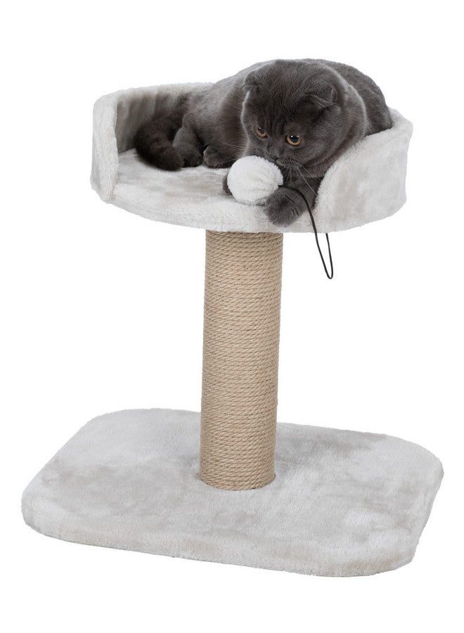 Trixie Mica 18In Cat Tree For Kittens, Jute Scratching Post, Padded Platform, Dangling Cat Toy, Greige - Image 2