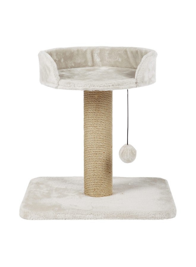 Trixie Mica 18In Cat Tree For Kittens, Jute Scratching Post, Padded Platform, Dangling Cat Toy, Greige - Image 1