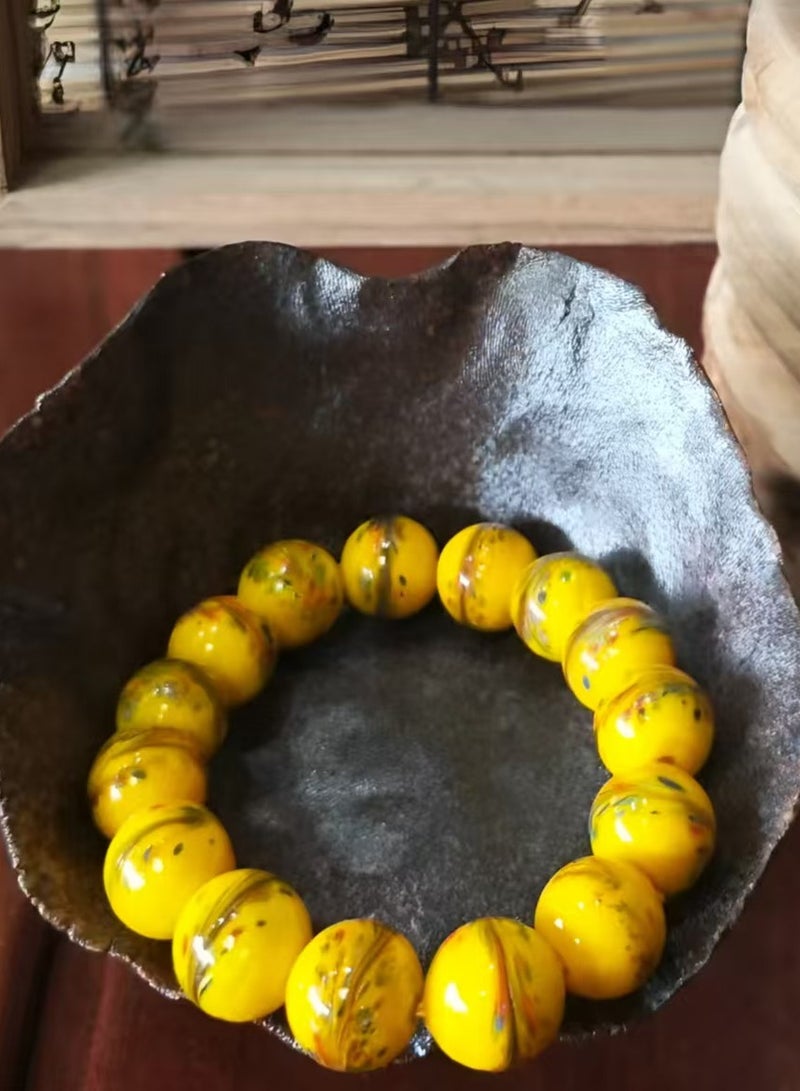 Ancient Chinese glass bead bracelet craftsmanship  - Image 4