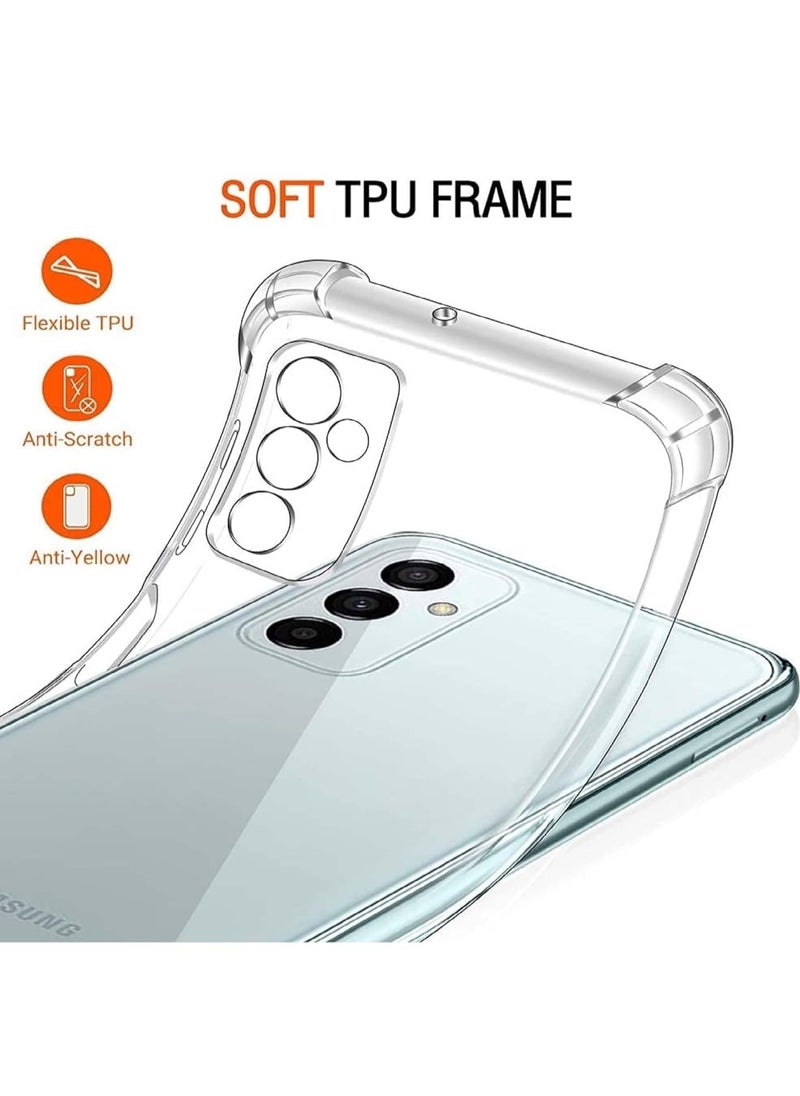 Generic Back Cover Clear Case Transparent For Samsung Galaxy A15 Soft Flexible Tpu Shockproof Camera Bump and Military Grade Drop Protection  - Image 3
