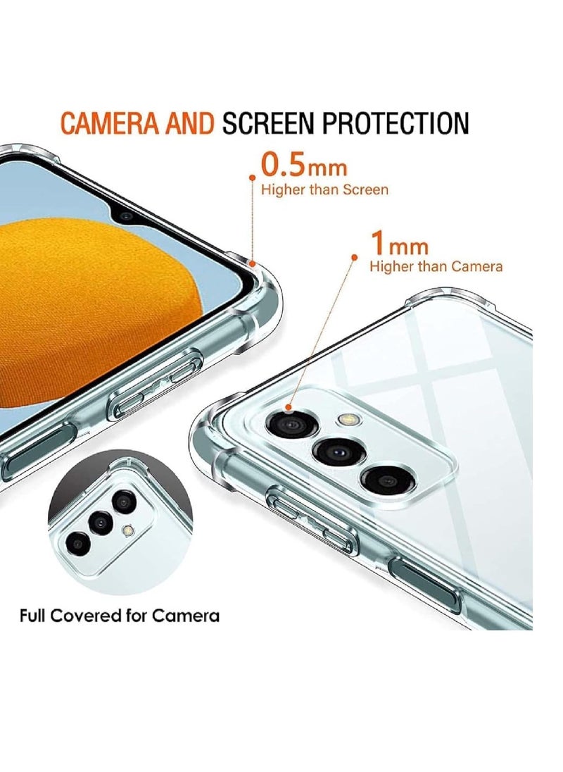 Generic Back Cover Clear Case Transparent For Samsung Galaxy A15 Soft Flexible Tpu Shockproof Camera Bump and Military Grade Drop Protection  - Image 5