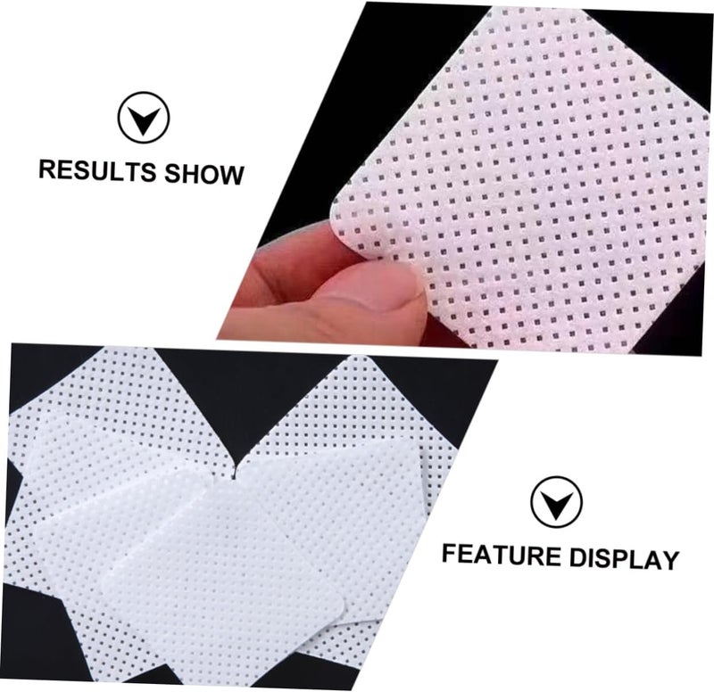 2 Box White Cosmetic Cotton Wipes for Nail Art and Grafting Supplies Quick Glue Removal Pads for Eyelash Extensions and Nail Polish Lightweight Salon Cleaning Tool - Image 5