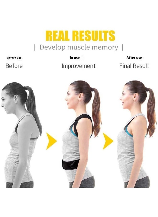Generic Posture Corrector Back Brace Support Shoulder Strap L,Universal Fit Breathable Comfortable  - Image 4
