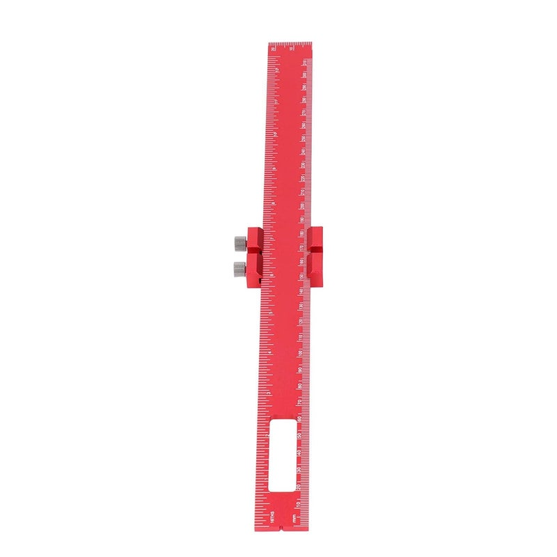 12 Inch Aluminum Alloy Sliding Square Ruler Metric Inch Scale for Woodworking Carpenter Engineer DIY - Image 5