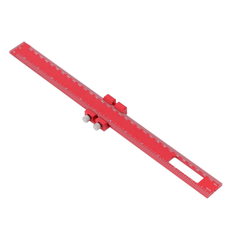 12 Inch Aluminum Alloy Sliding Square Ruler Metric Inch Scale for Woodworking Carpenter Engineer DIY - Image 4