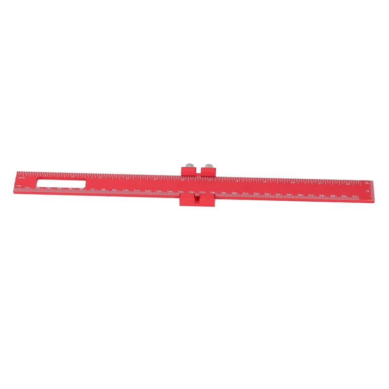 12 Inch Aluminum Alloy Sliding Square Ruler Metric Inch Scale for Woodworking Carpenter Engineer DIY - Image 1