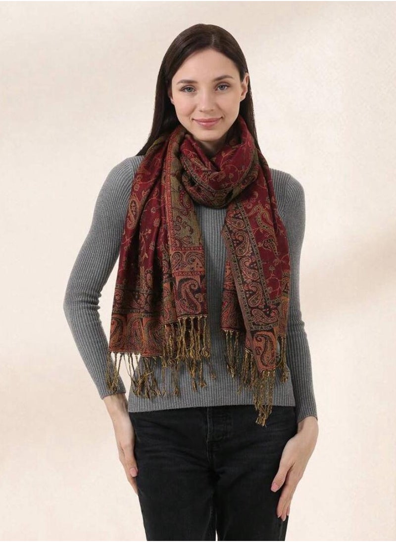 Elegant 1pc Women's Fashionable & Warm Paisley Pattern Printed Scarf Accessories Women - pzsku/ZAFA8C72A6097A5AA1F31Z/45/_/1729116345/4a07a5ee-e9a3-401a-b235-12d6882457e0