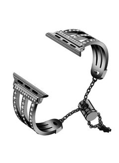 Three-row Diamonds Replacement Smart Watch Strap