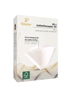 Tchibo Coffee Filter Paper Size 101, 80 Filters