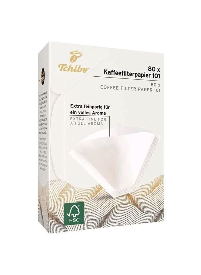 Tchibo - Tchibo Coffee Filter Paper Size 101, 80 Filters - Image 1