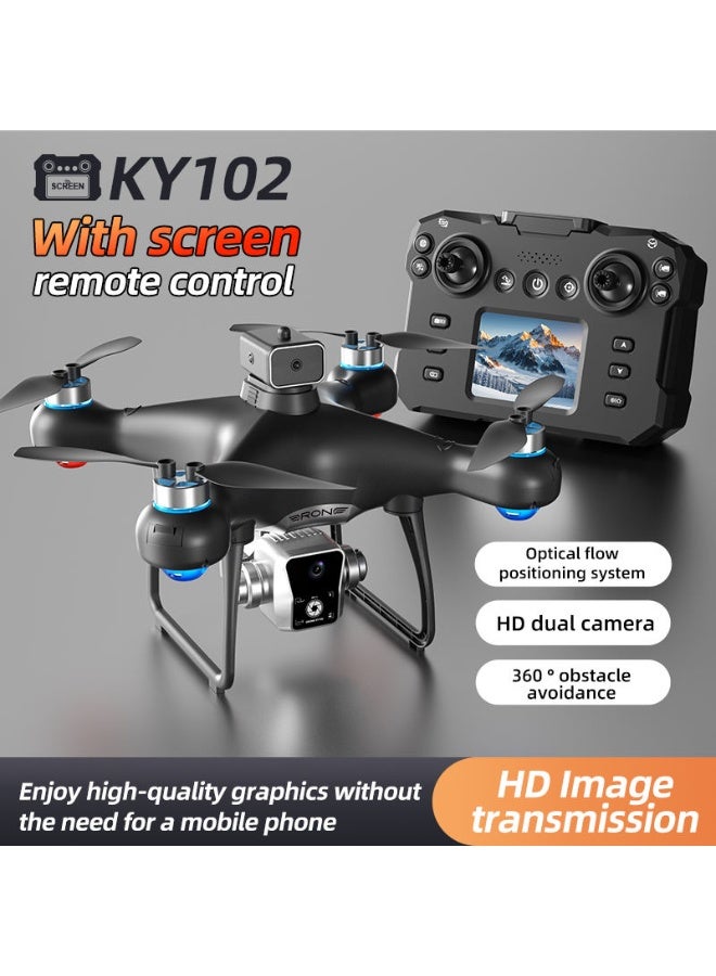 KY102 Drone With Screen Remote 4K Dual Camera Localization Brushless 360 Obstacle Avoidance WIFI RC Quadcopter Drones - Image 5
