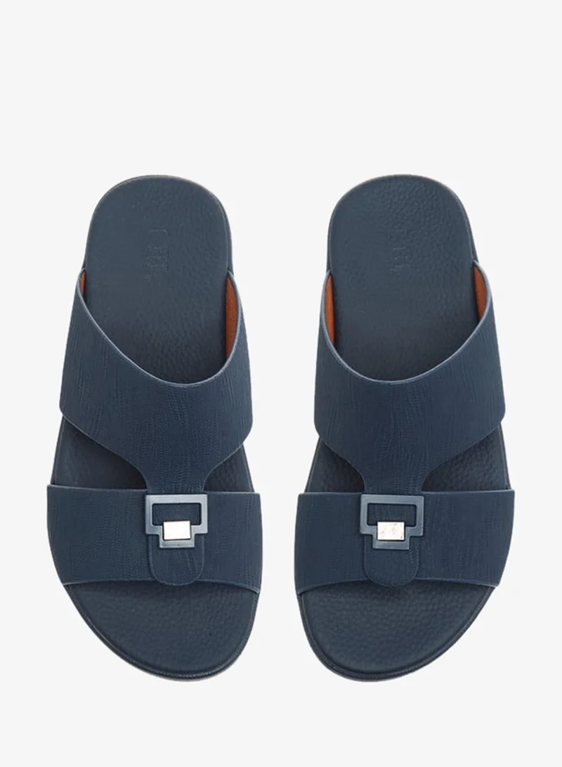 LBL by Shoexpress NAVY Metal Accent Slip-On Arabic Sandals Ramadan Collection for Men | Best Price UAE