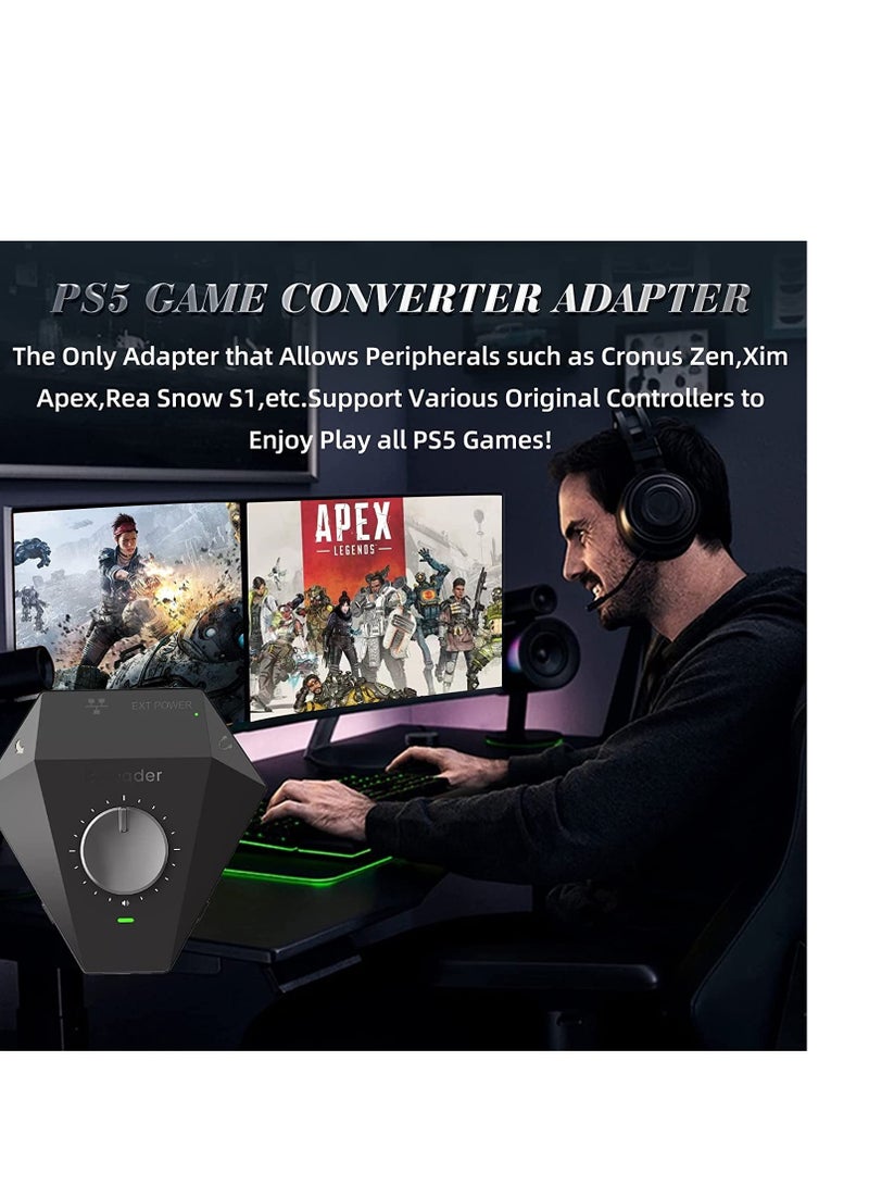 Beloader Pro Converter PS5 Game Adapter for Xim Apex Cronus Zen Cronus Max Titan Two Controller Emulator Beloader Pro Adapter Keyboard Mouse Converter for Ps5 Console Ps4 Kbm Ps4 Xim Controller - Image 2