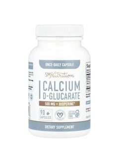 SMNutrition SMNutrition, Calcium D-Glucarate + BioPerine®, 90 Capsules  - Image 1