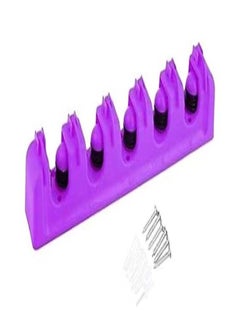 Generic Solution LO02 Plastic Brooms Holder, Purple 