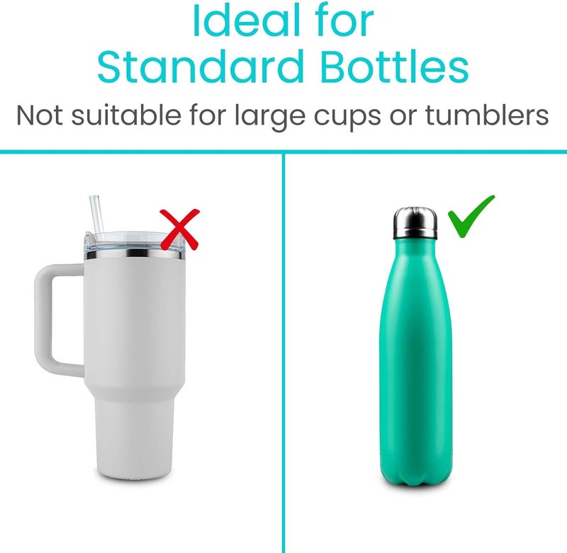 Vive Cup Holder for Walker Wheelchair Accessories Stroller Adults Bike Boat Desk Mobility Scooter Rollator Electric Wheel Chair  Portable Adjustable Cupholder Attachment Near Universal Fit - Image 4