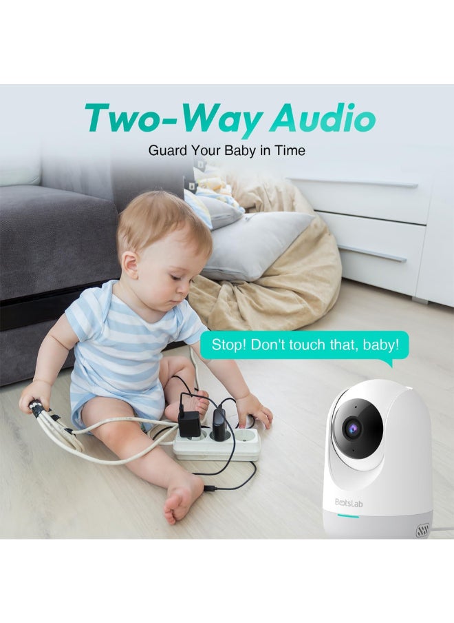 Botslab - C211 2-Pack Outdoor Security Camera System | 1080p HD, Motion Detection, Full-Color Night Vision, IP66 Weatherproof, Smart Home Integration, Easy Setup - Image 1