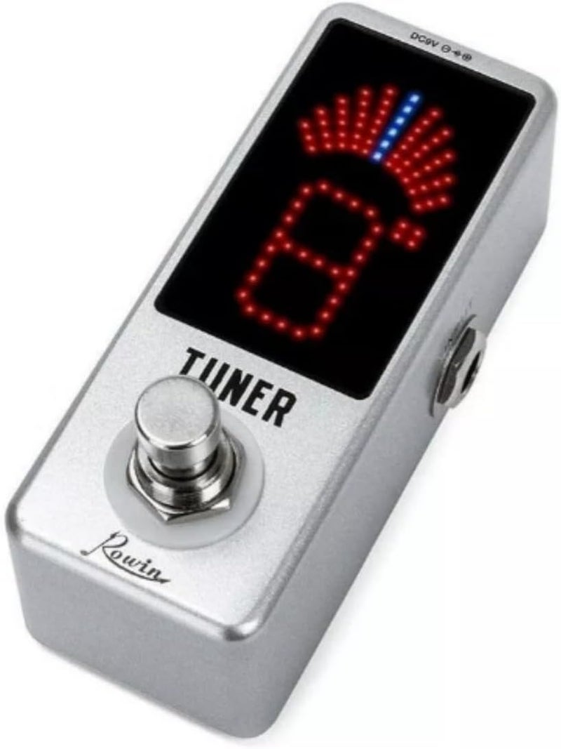 Rowin High Precision Guitar Chromatic Tuner Pedal Ture Bypass - Image 1