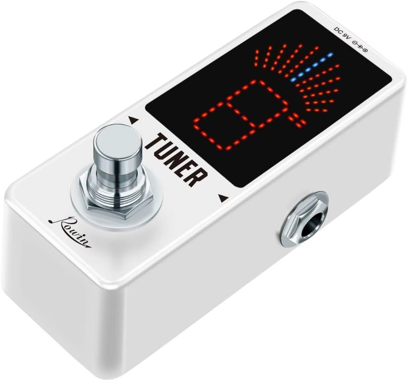 Rowin High Precision Guitar Chromatic Tuner Pedal Ture Bypass - Image 3