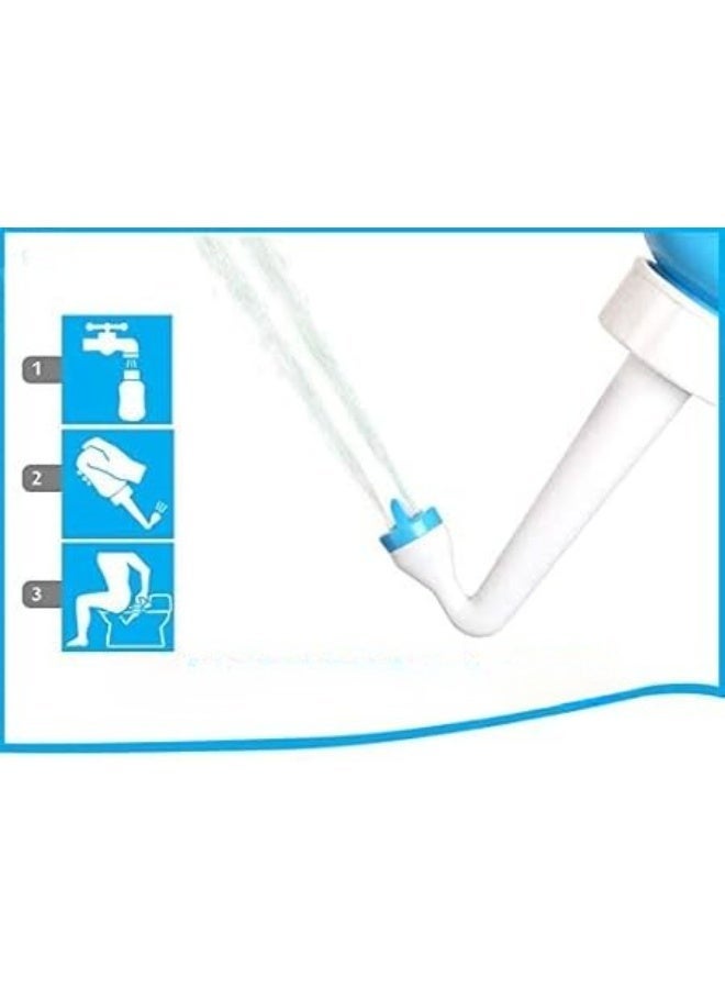 Portable travel wash, 2 pieces, for personal hygiene, 775ml capacity - Image 3