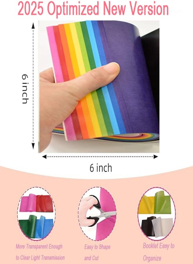 YABINA Kite Paper, Assorted Colors, 100 Sheets, 6.25" Square,Transparent Paper for Vibrant Origami, DIY Projects and Kids Arts & Crafts (Inches, 6) - Image 2
