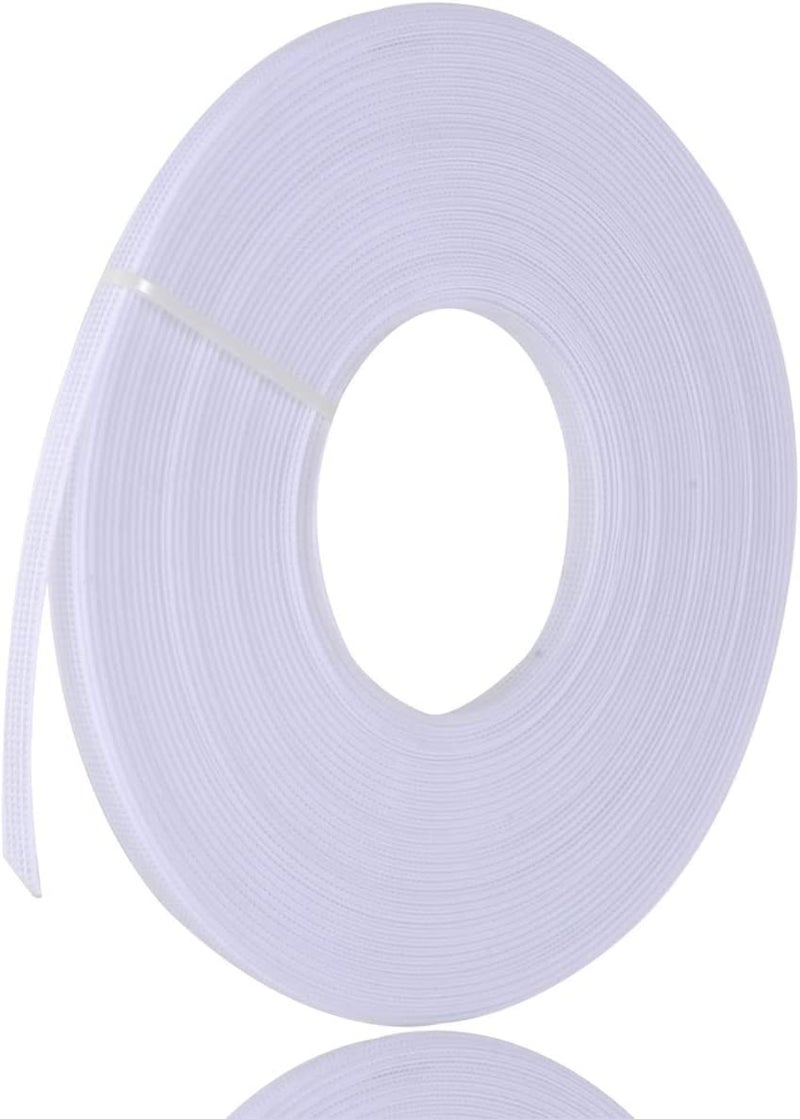 NYKKOLA 25 Yards Polyester Boning for Sewing  SewThrough Low Density Boning for Corsets Nursing Caps Bridal Gowns White 6mm