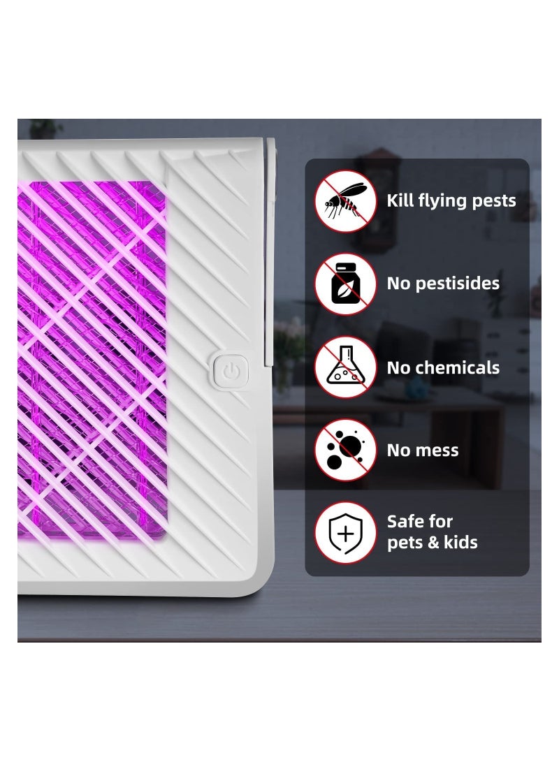 SYOSI Bug Zapper Indoor Electric - Rechargeable Mosquito Zappers Killer, Insect Fly Trap for Kitchen Patio and Bedroom - Bug Lamp Light for Home, Restaurant - Image 2