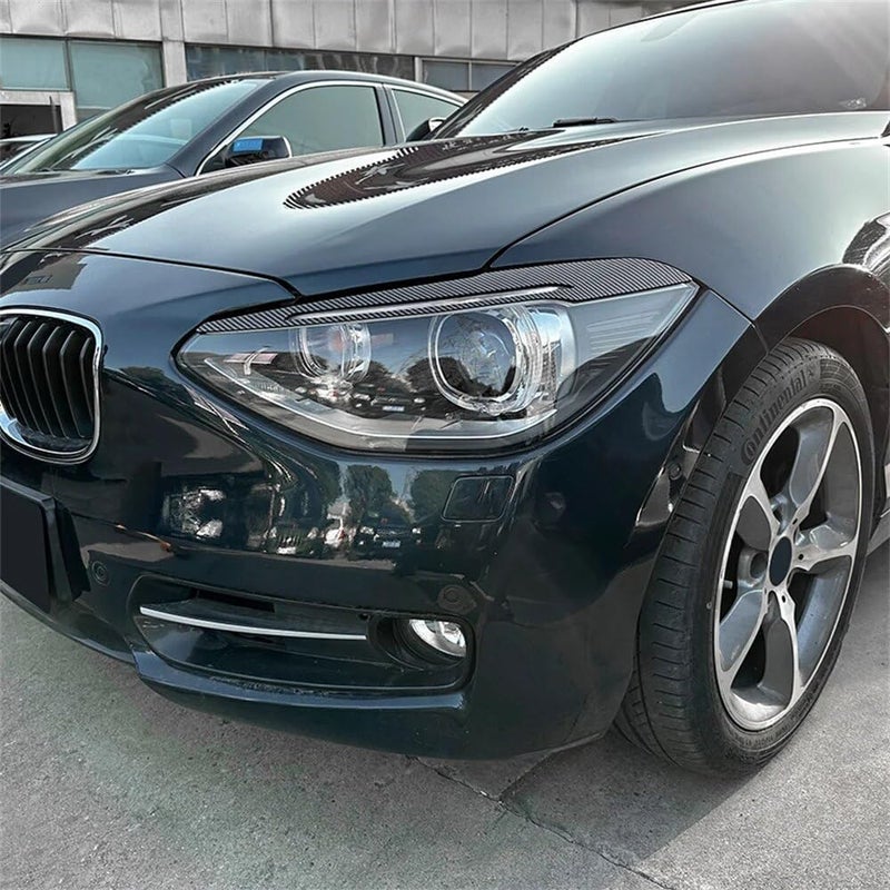 QASULER Gloss Black Eyelid Trim for BMW 1 Series - Image 4