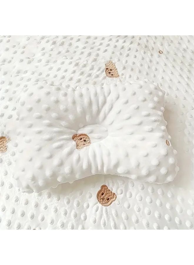 Snow White Soft Pet Pillow For Cats And Dogs Small Rectangular Sleep Bed Up To 18 LB - Image 1