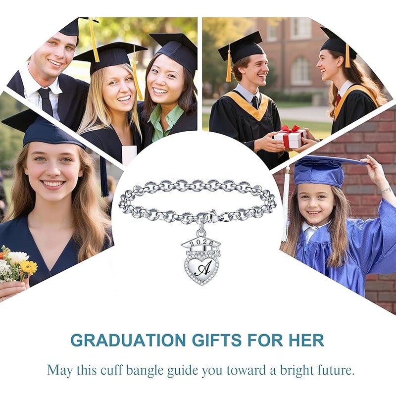 IEFWELL 2025 Graduation Gifts - Charm Bracelets for Women Inspirational Gifts Bracelets for Friends College High Graduation Gift for Her - Image 4