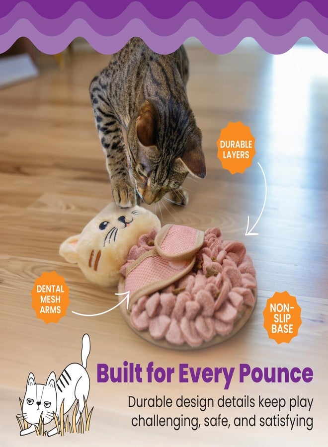 Catstages Snuffle Mat for Cats - Interactive Foraging Toy with Hidden Treats, Non-Slip Base, and Hunting Stimulation for Mental and Physical Activity - Image 5