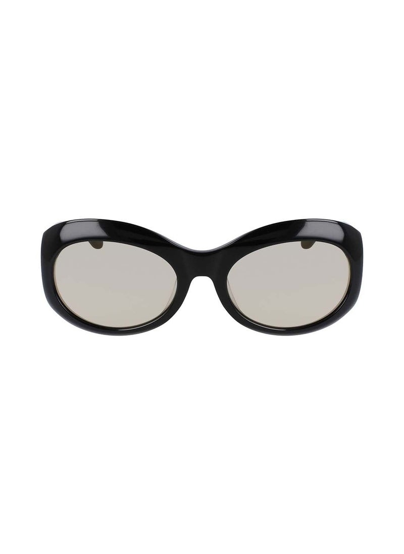 Donna Karan نظارة شمسية بيضاوية كاملة الإطار مصنوعة من الأسيتات DO506S 5620 (001)  - Image 2