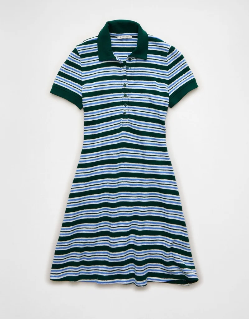 American Eagle  AE Polo Mini Dress for Women | Best Price UAE